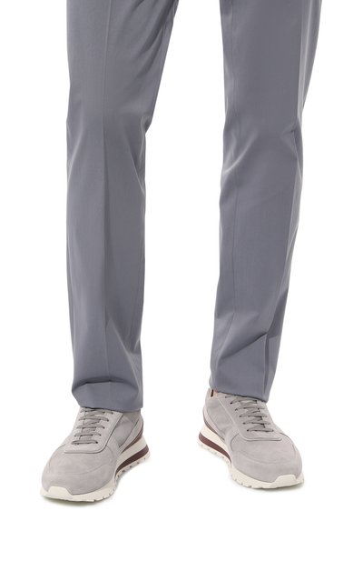 Замшевые кроссовки BRUNELLO CUCINELLI, арт. MZUFVB2316, фото 3