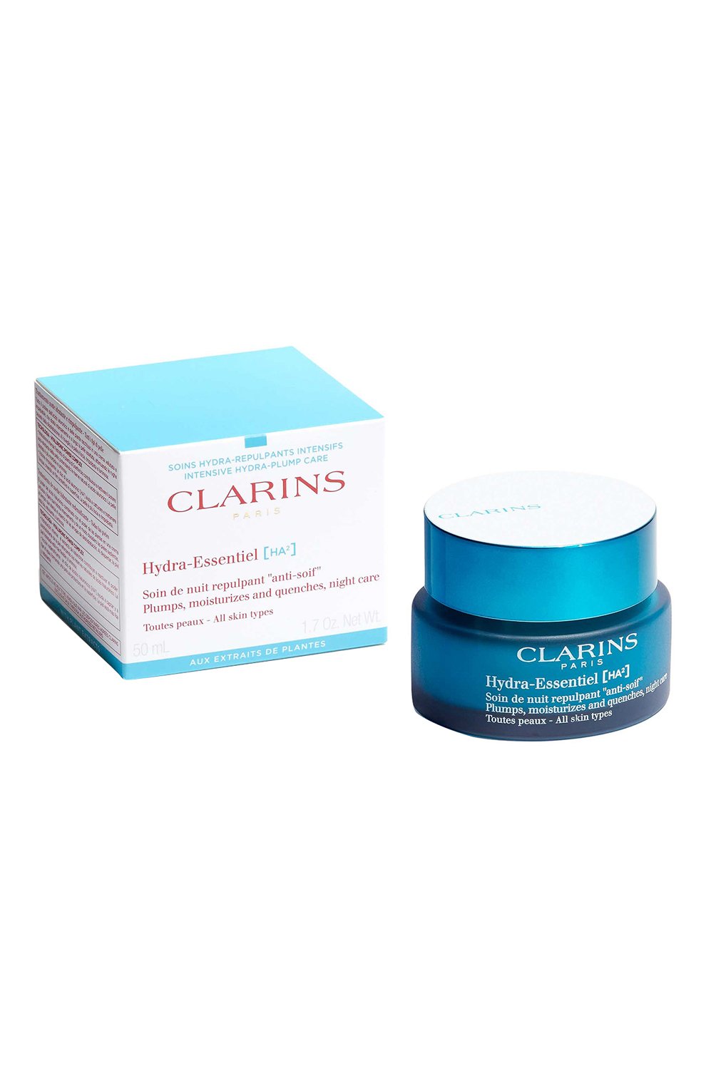 Увлажняющий ночной крем для любого типа кожи hydra-essentiel (50ml) CLARINS, арт. 80092161, фото 4