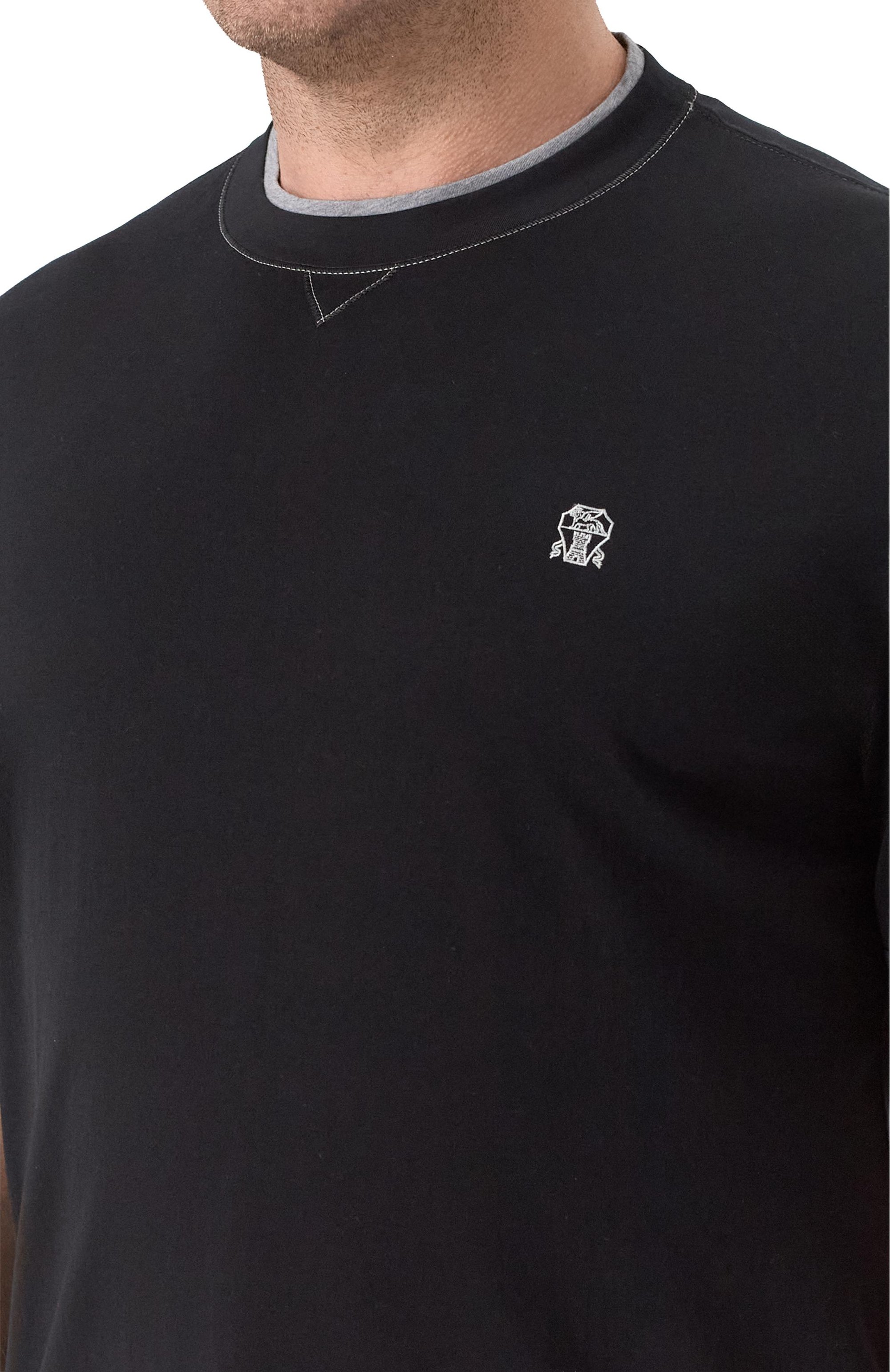 Хлопковая футболка BRUNELLO CUCINELLI, арт. M0B137451W, фото 5