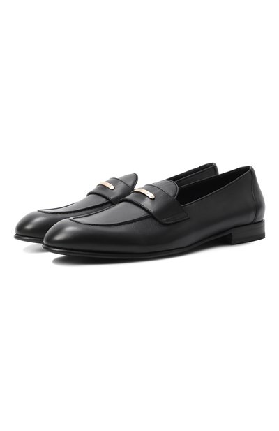 Мужские кожаные лоферы BRIONI, арт. QE4Q0L/PD717
