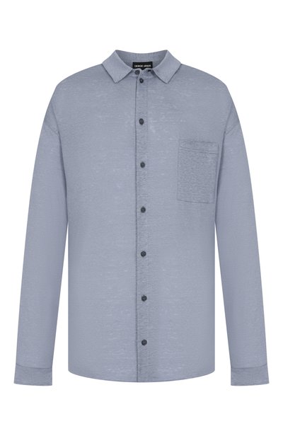 Мужская льняная рубашка GIORGIO ARMANI, арт. GM004109/TE11335