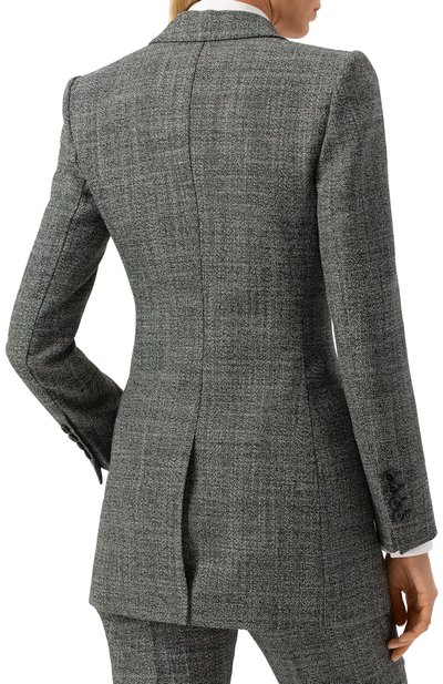 Шерстяной жакет DOLCE & GABBANA серого цвета по цене 296000 руб., арт. F29ZTT/FM2G4, фото 4 Шерстяной жакет DOLCE & GABBANA, арт. F29ZTT/FM2G4, фото 4