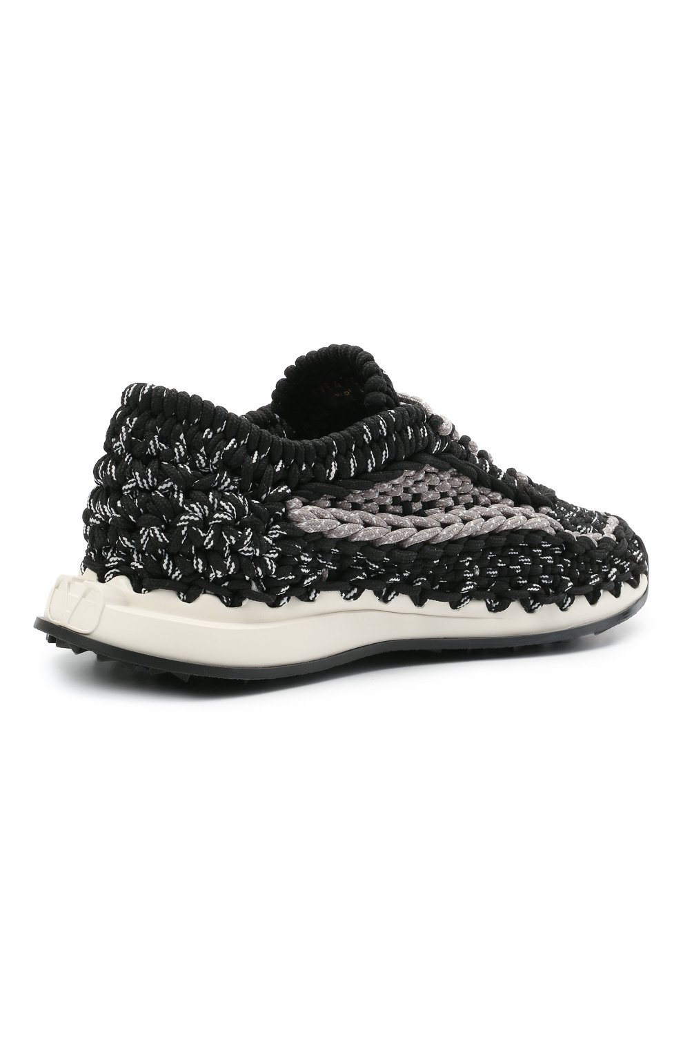 Текстильные кроссовки crochet VALENTINO, арт. VY0S0E41/ZXB, фото 4
