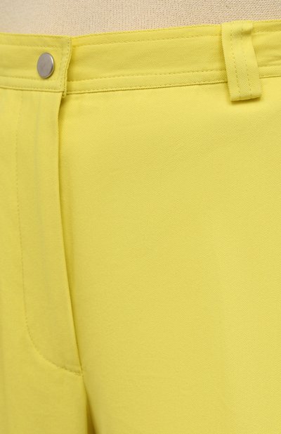 Брюки из хлопка и вискозы DRIES VAN NOTEN желтого цвета по цене 54950 руб., арт. 211-10903-2109, фото 5 Брюки из хлопка и вискозы DRIES VAN NOTEN, арт. 211-10903-2109, фото 5
