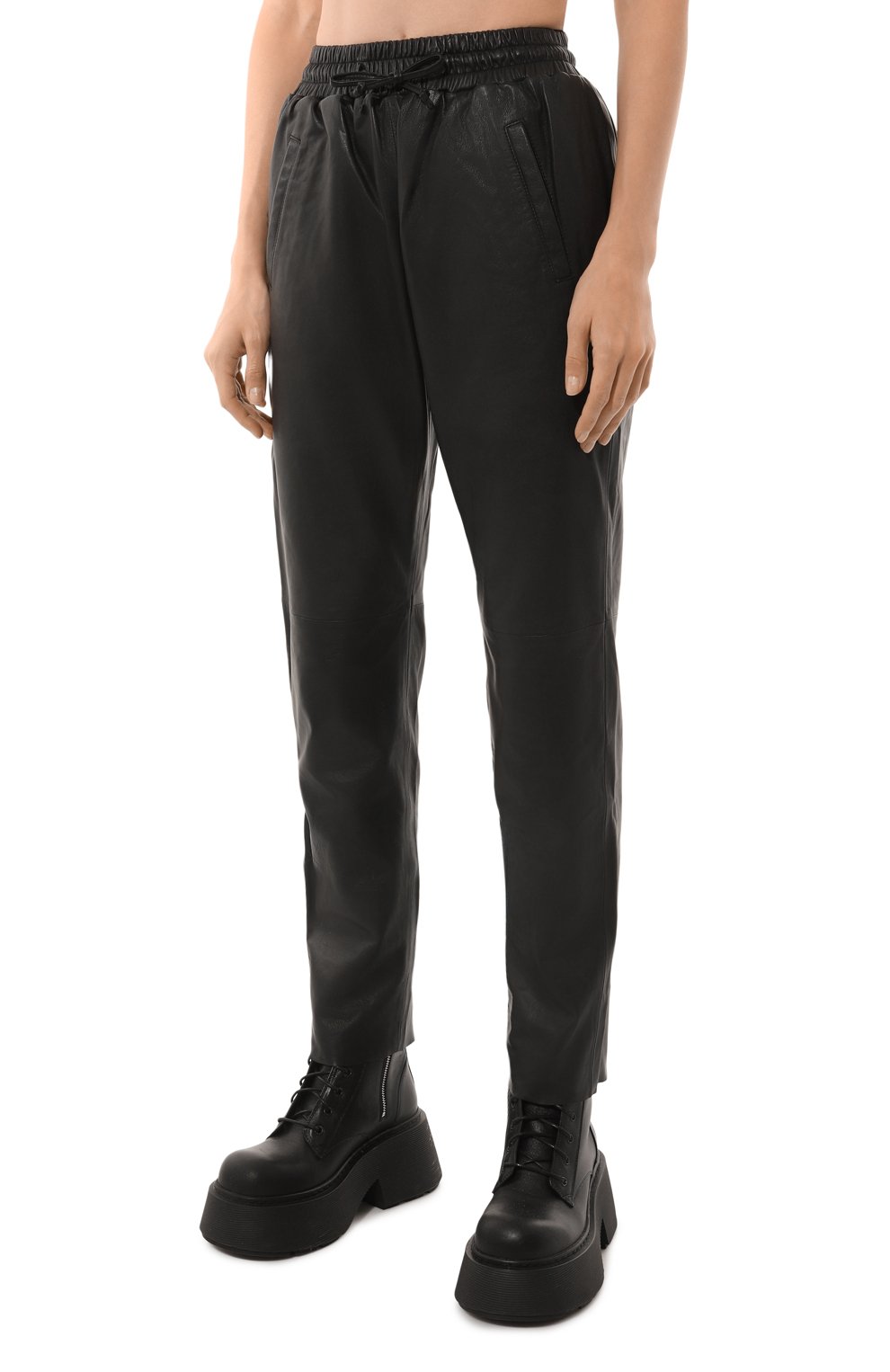 Кожаные брюки MAX AND MOI, арт. J0GGING, фото 3