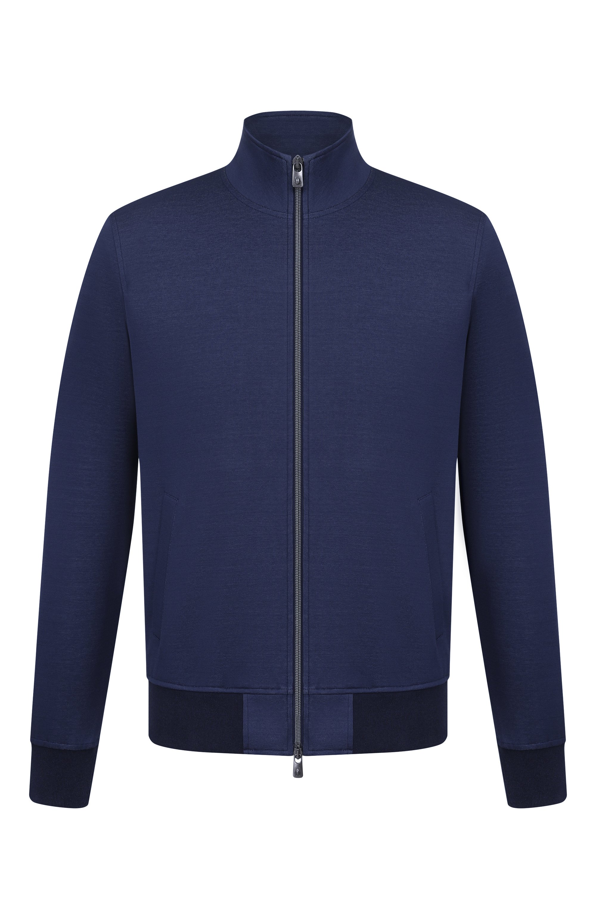 Хлопковая толстовка CAPOBIANCO темно-синего цвета по цене 86500 руб., арт. 20M451.BL00., фото 1 Хлопковая толстовка CAPOBIANCO, арт. 20M451.BL00., фото 1