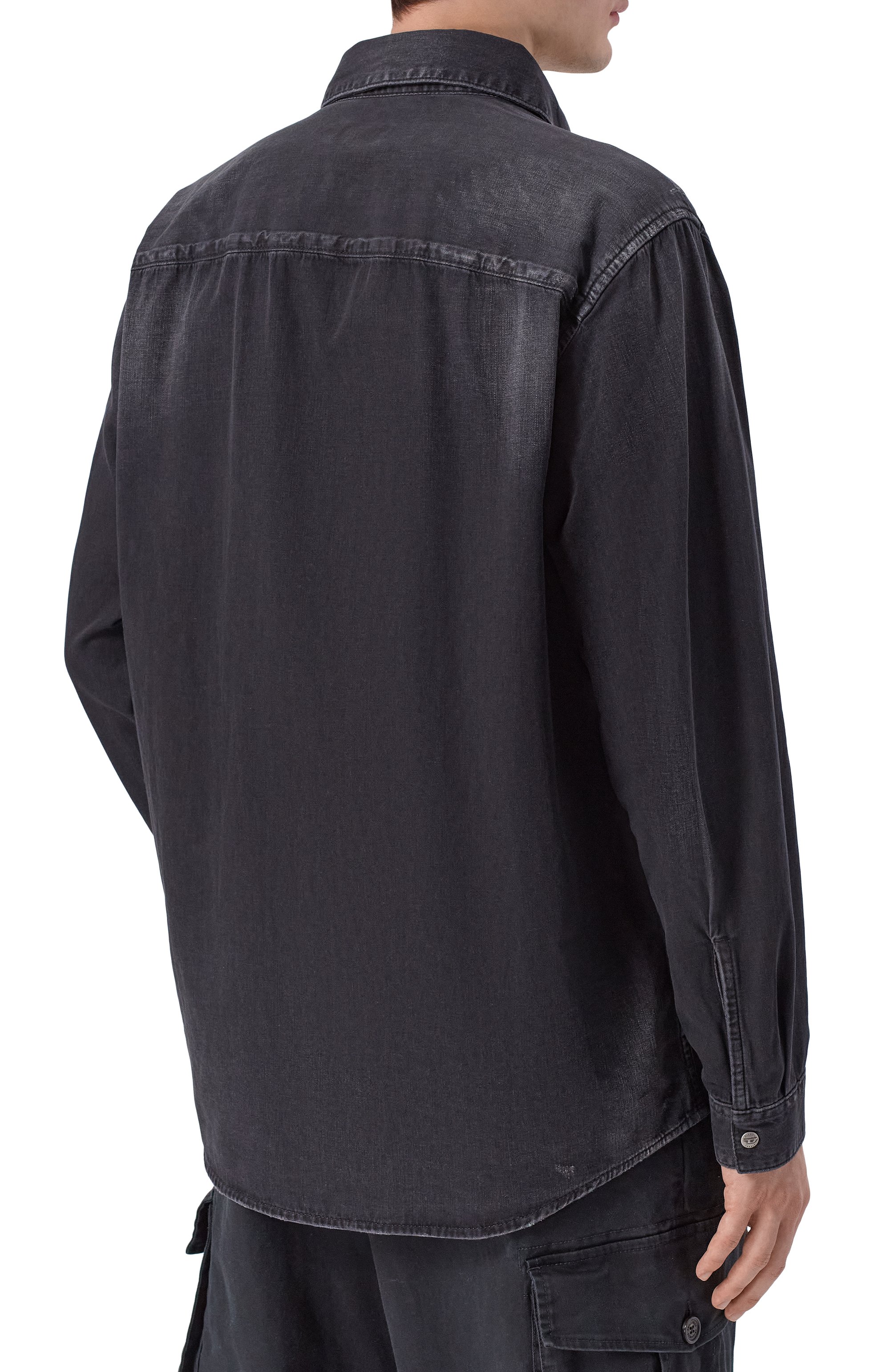 Джинсовая рубашка DIESEL, арт. A03534/0DBDC, фото 4