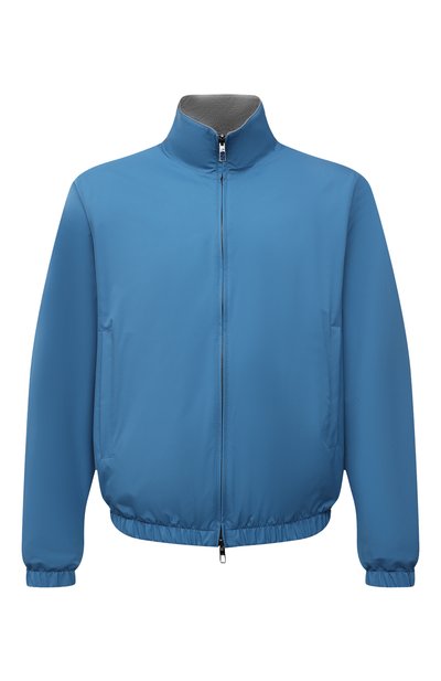 Двусторонний бомбер LORO PIANA бирюзового цвета по цене 222000 руб., арт. FAF8466, фото 1 Двусторонний бомбер LORO PIANA, арт. FAF8466, фото 1