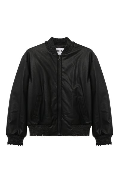 Бомбер из экокожи MSGM KIDS, арт. F4MSJBB0024