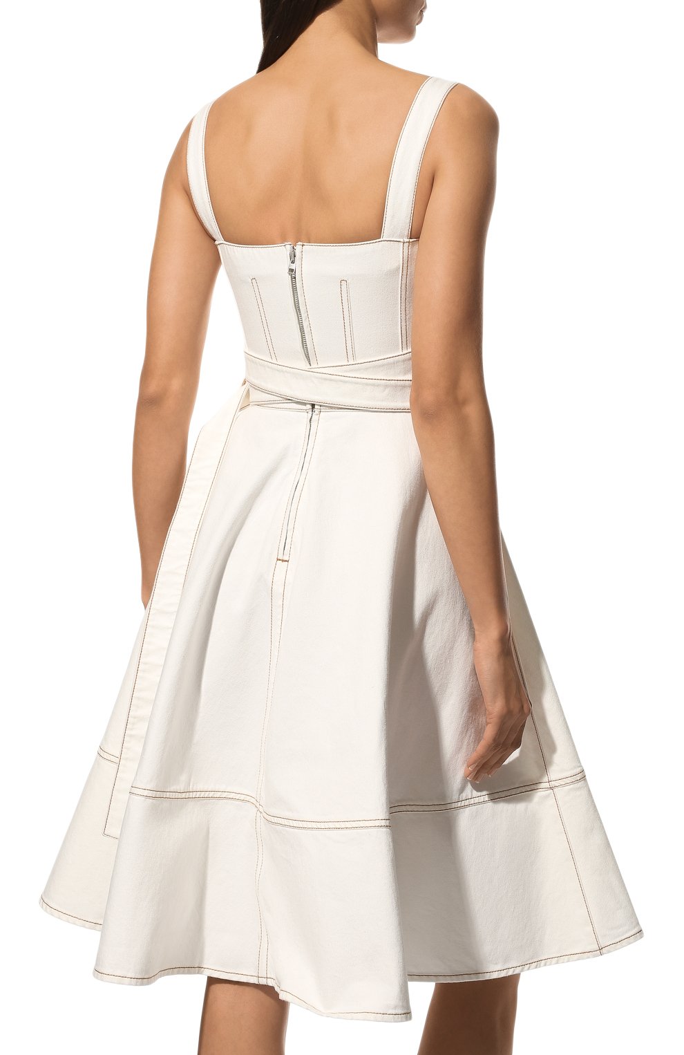 Джинсовое платье ALEXANDER MCQUEEN, арт. 648946/QMAA9, фото 4