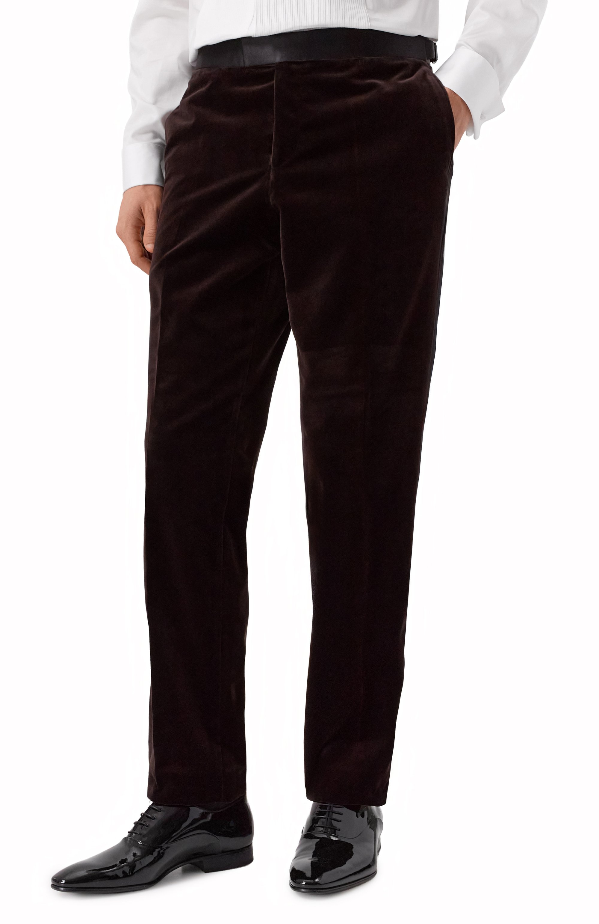 Бархатные брюки BOSS, арт. 50527948, фото 3