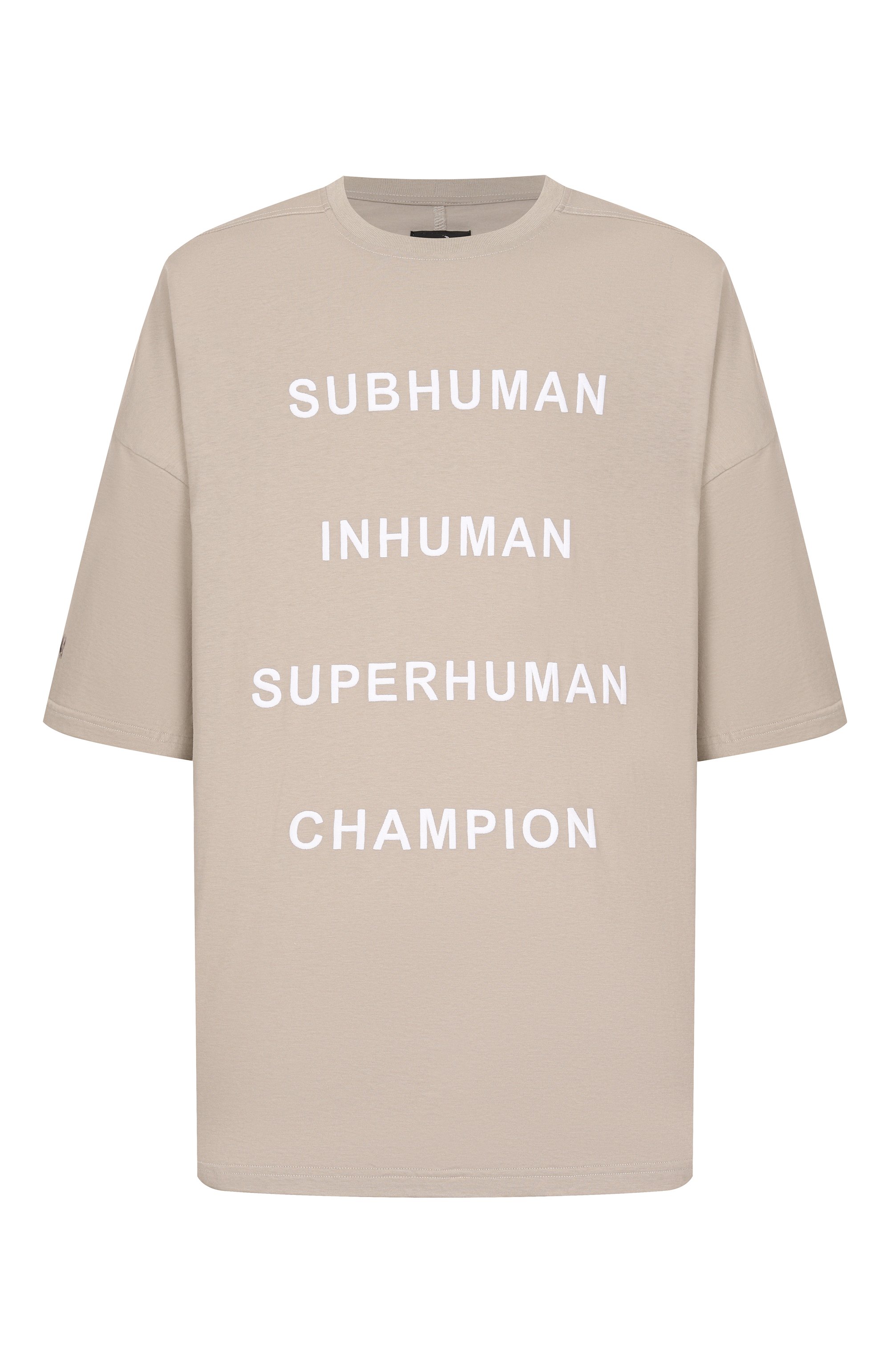 Хлопковая футболка rick owens x champion RICK OWENS, арт. CM01E1675/CHJG, фото 1