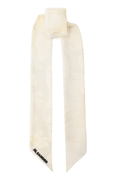 Женский шелковый шарф-твилли JIL SANDER, арт. J53TF0005/J40084