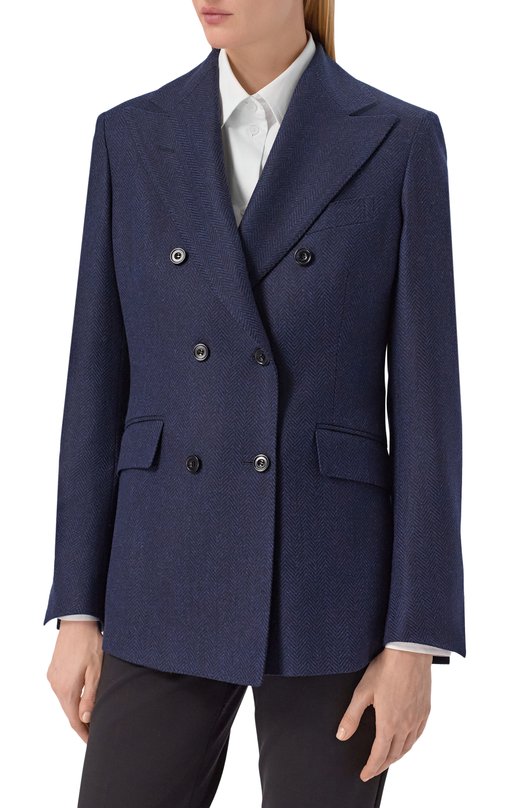 Шерстяной жакет MVST SDG601/S0730804 Синий  SDG601/S0730804 Фото 3