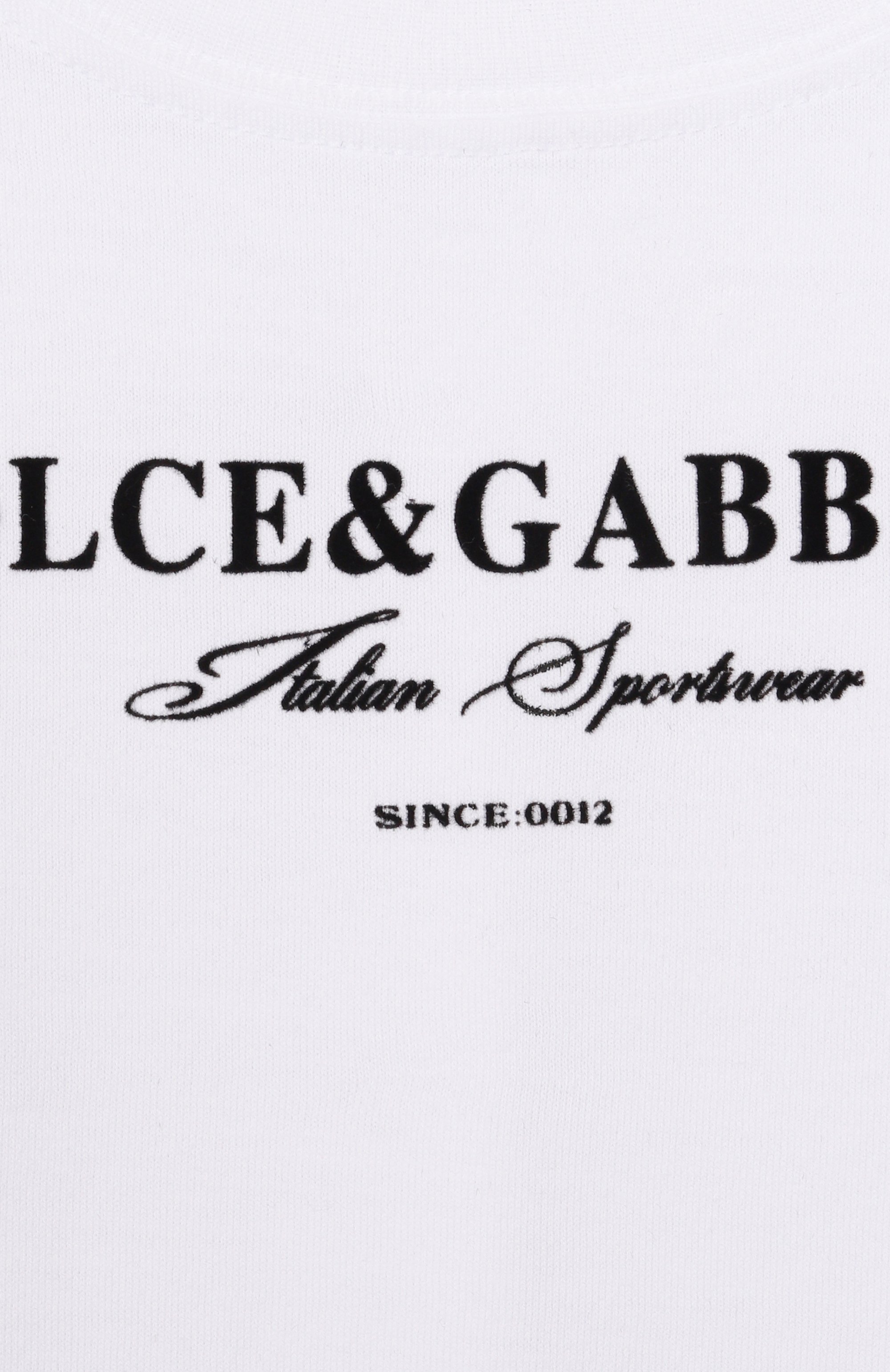 Хлопковая футболка DOLCE & GABBANA, арт. L4JTHU/G7PBN/2-6, фото 3