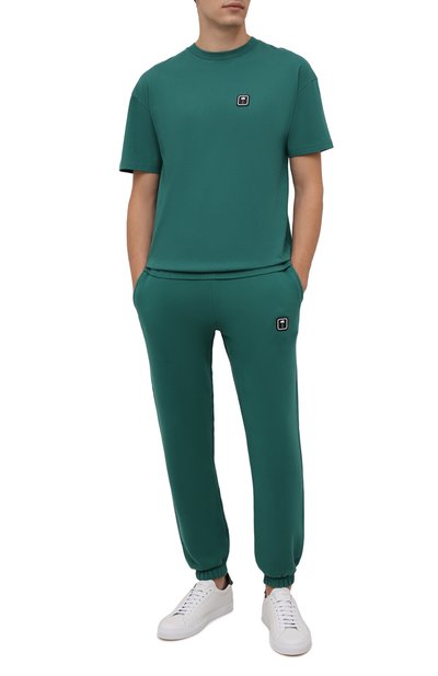 Хлопковые джоггеры PALM ANGELS, арт. PMCH012F21FLE0015701, фото 2