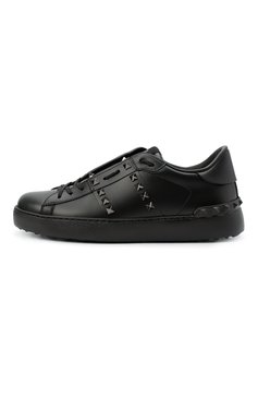 Женские кожаные кеды rockstud VALENTINO черного цвета, арт. VW2S0A01/BXE | Фото 3 (Подошва: Платформа; Материал внутренний: Натуральная кожа; Региональные ограничения белый список (Axapta Mercury): RU; Материал сплава: Проставлено; Материал утеплителя: Без утеплителя; Драгоценные камни: Проставлено; Стили: Кэжуэл; Длина стельки: 22,3, 22,6, 23,3, 23,6, 24,0, 24,3, 24,6, 25,0, 25,3, 25,6, 26,0, 26,3, 26,6, 27,0)