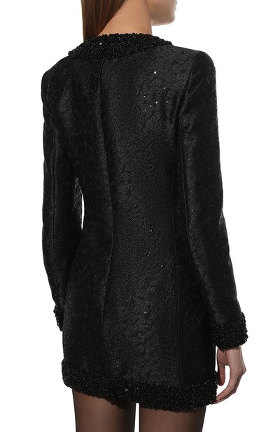 Платье с пайетками SAINT LAURENT, арт. 677509/Y156J, фото 4