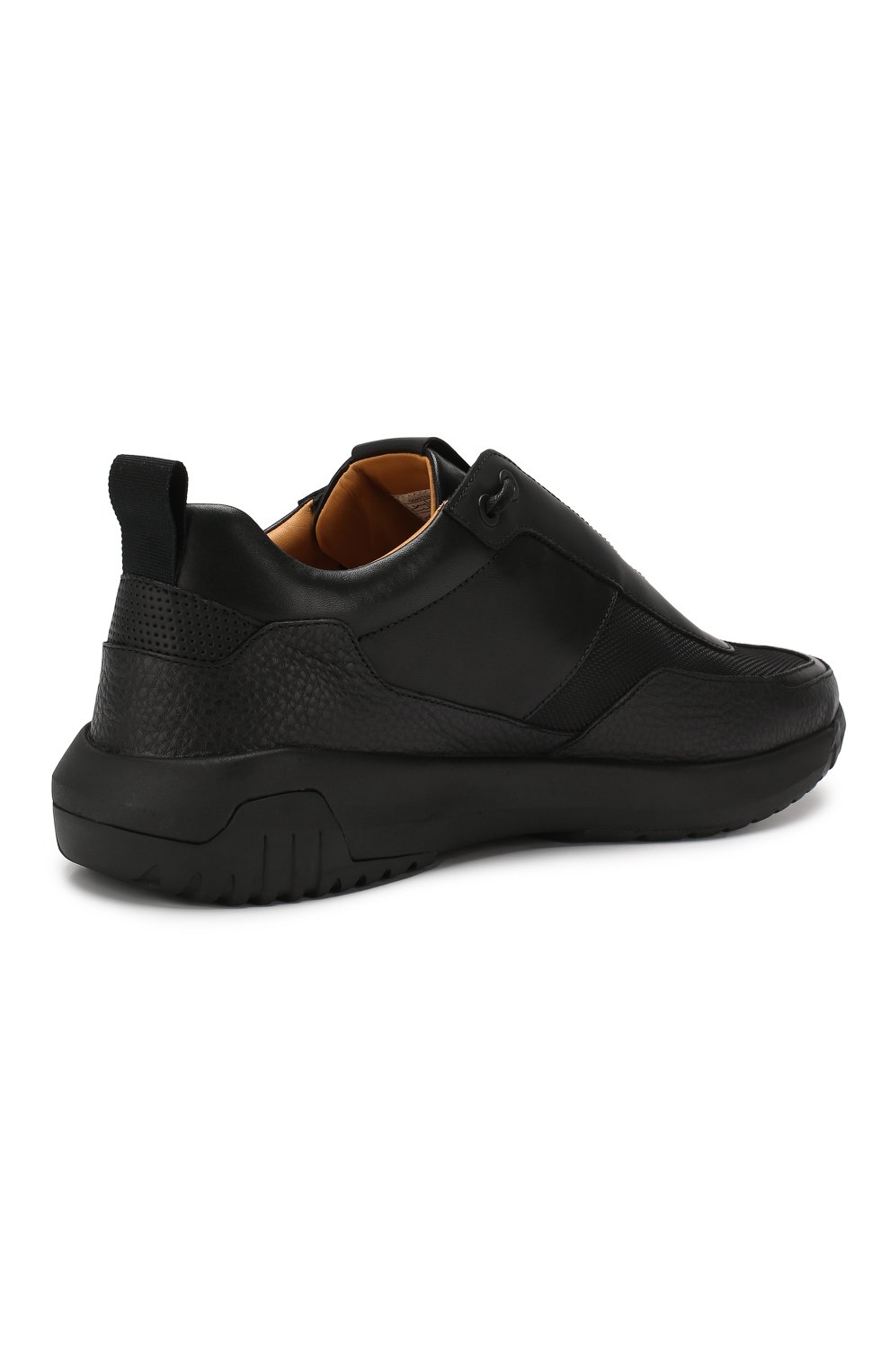 Кожаные кроссовки BOSS, арт. 50407528, фото 4