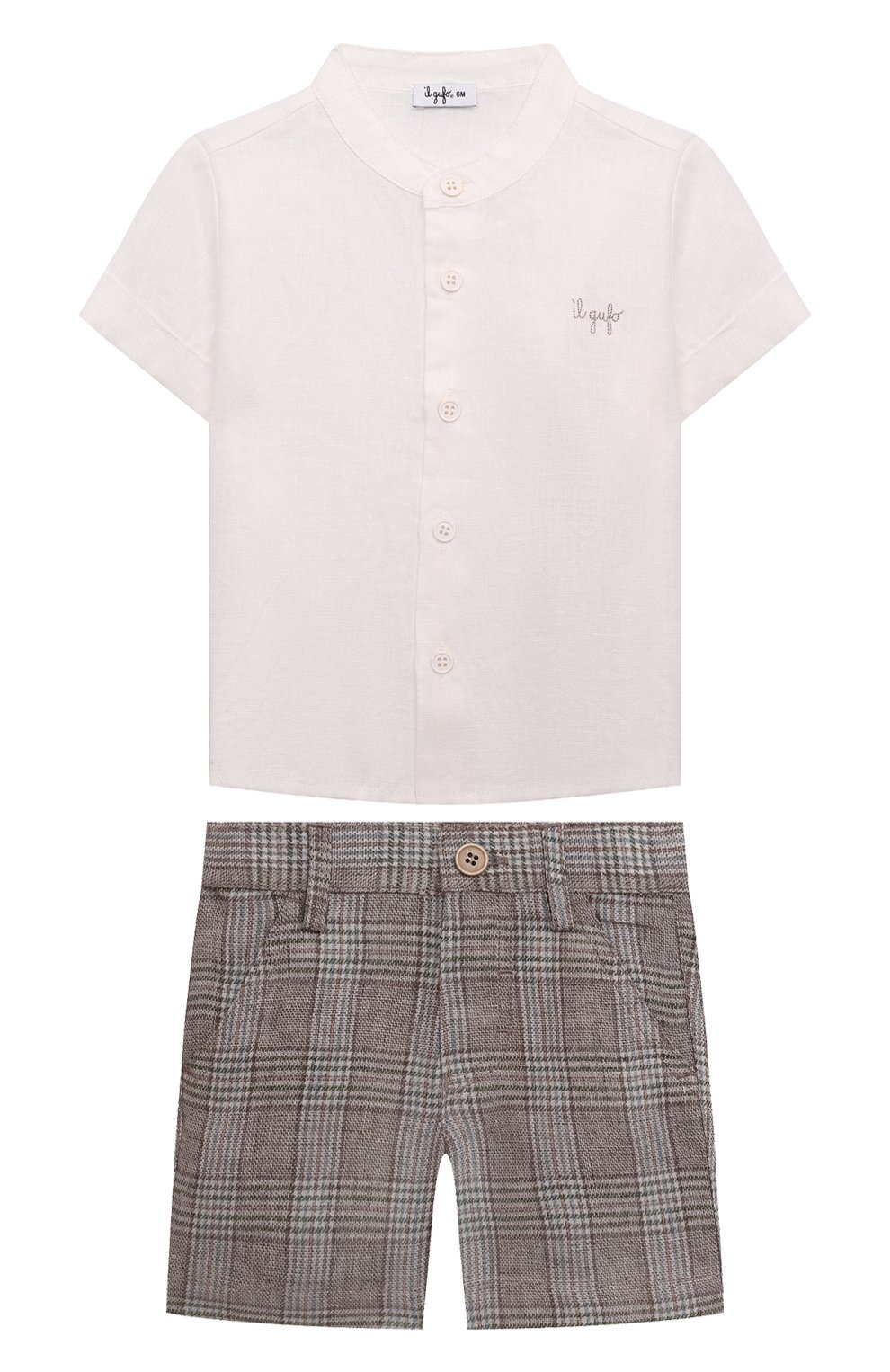 Комплект из рубашки и шорт IL GUFO, арт. P24DP470L3021/3M-9M, фото 1