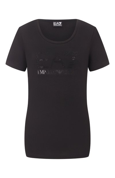 Женская хлопковая футболка EA7, арт. 7W000536/AF10373