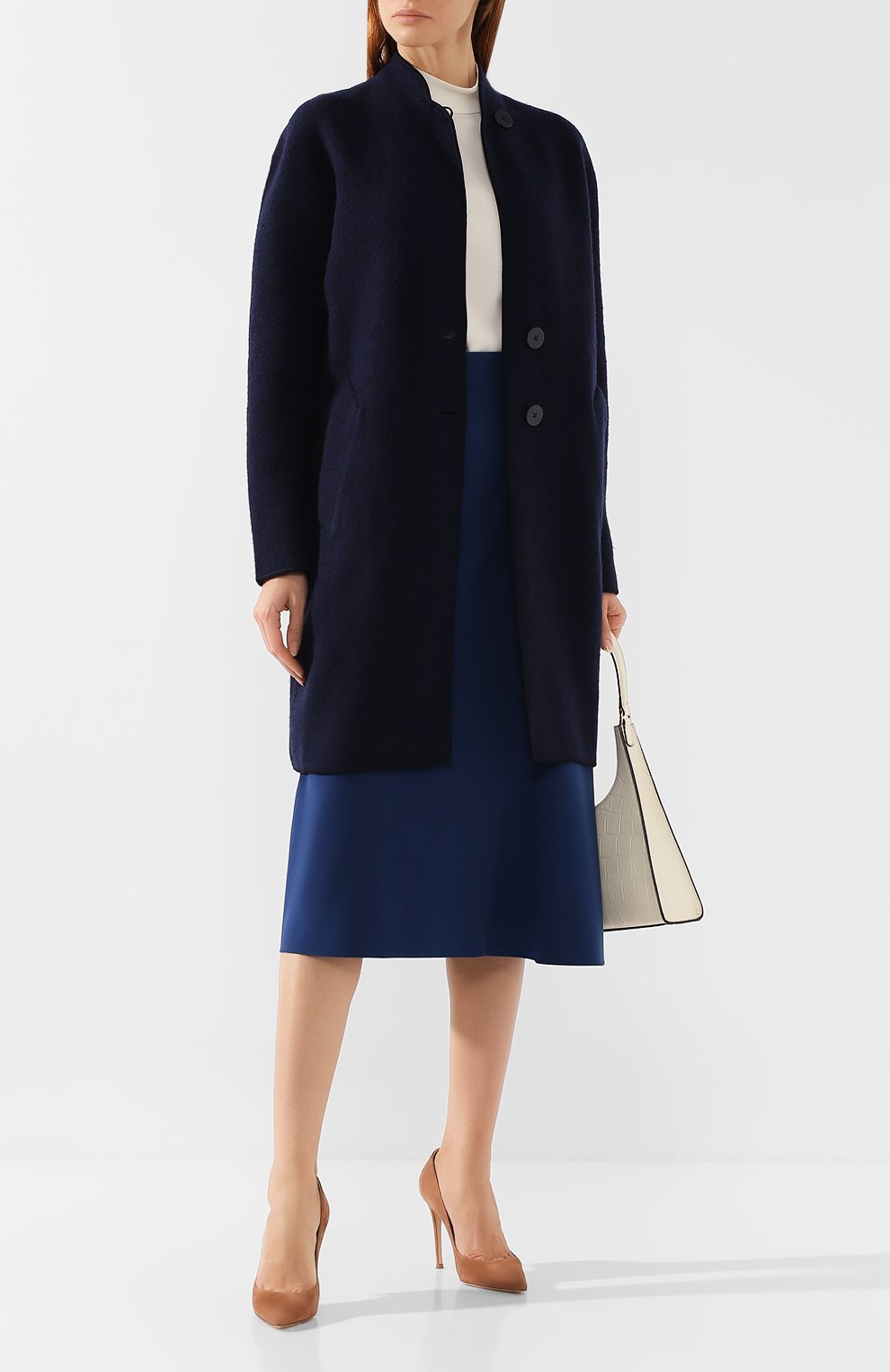 Пальто из смеси шерсти и хлопка EMPORIO ARMANI, арт. 6G2LT2/2M11Z, фото 2