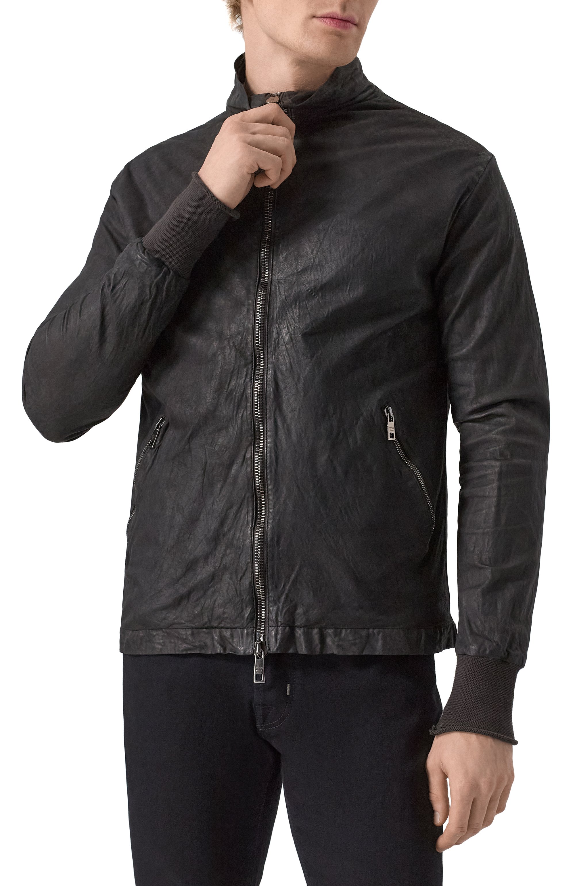 Кожаная куртка GIORGIO BRATO, арт. GU25S24095NAPSTM, фото 3