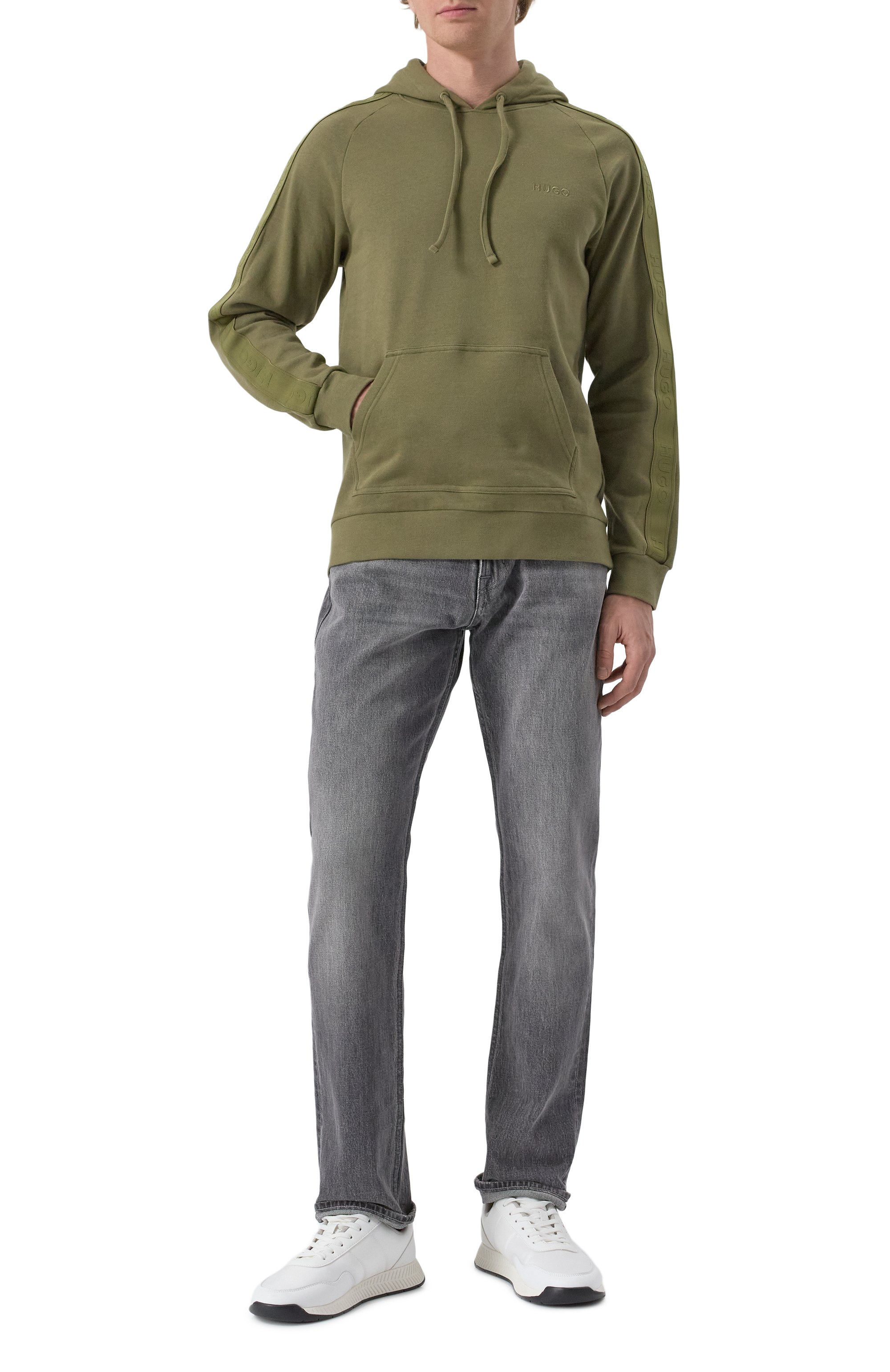 Хлопковое худи HUGO, арт. 50520502, фото 2