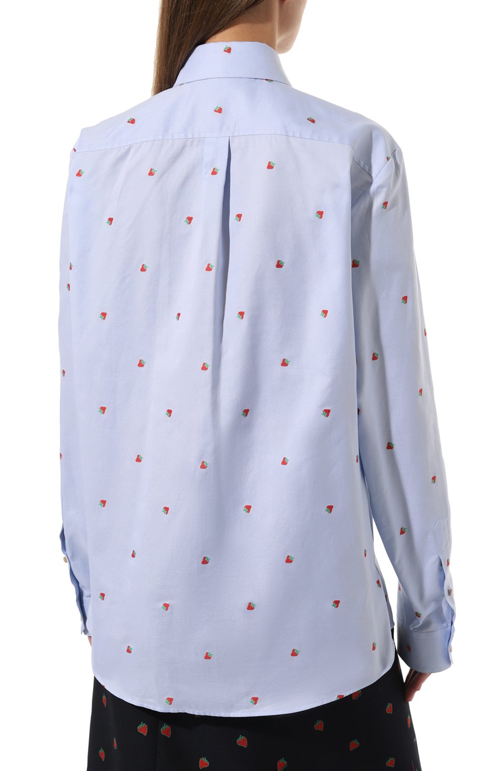 Хлопковая рубашка GUCCI, арт. 577059 ZABZ6, фото 4