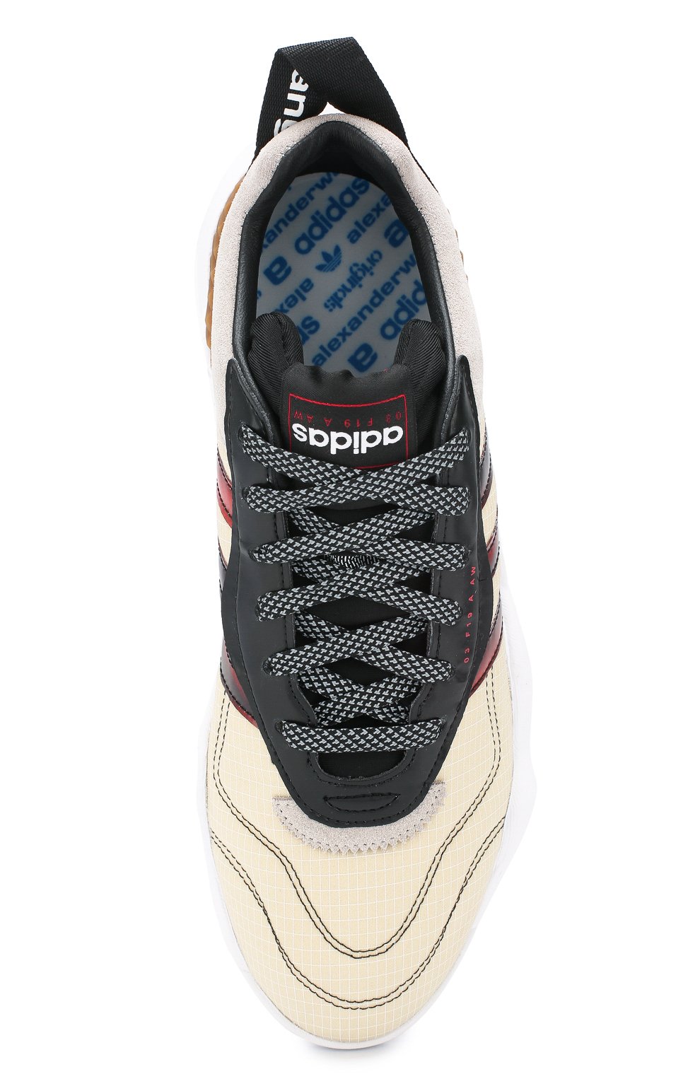 Текстильные кроссовки turnout ADIDAS ORIGINALS BY ALEXANDER WANG, арт. FV2914/M, фото 5