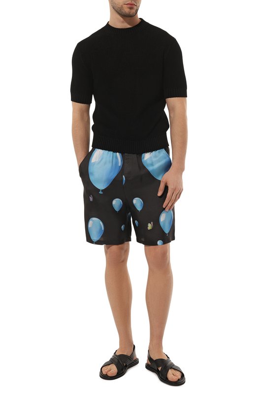 Шелковые шорты 3.Paradis Чёрный, фото 2