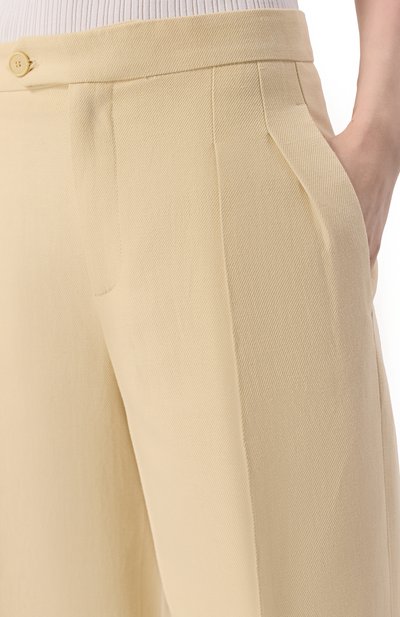 Брюки из хлопка и льна TWINSET, арт. 251TP2763, фото 5