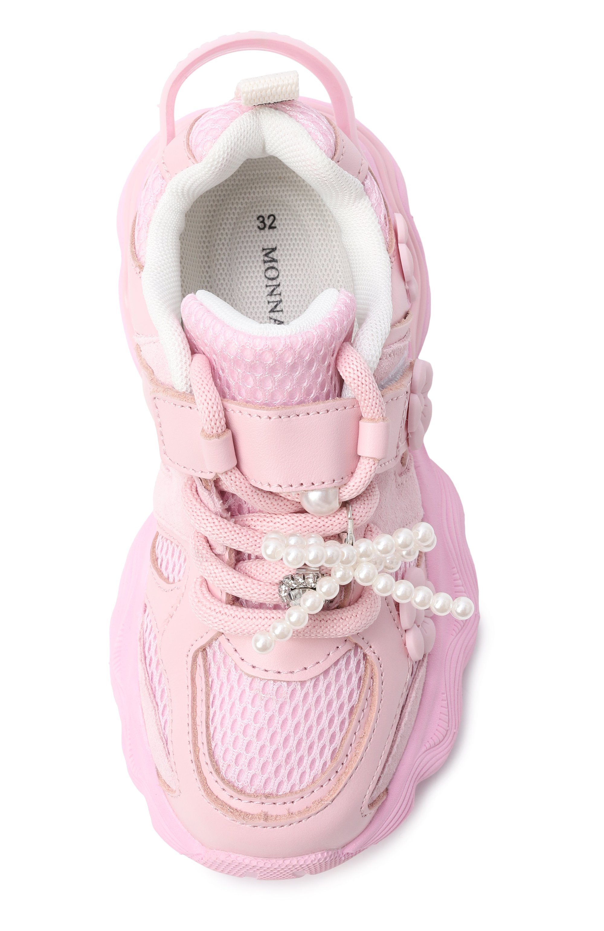 Комбинированные кроссовки MONNALISA, арт. 8CG004, фото 4