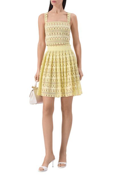 Юбка ELIE SAAB желтого цвета по цене 113500 руб., арт. SK267/MC012, фото 2 Юбка ELIE SAAB, арт. SK267/MC012, фото 2