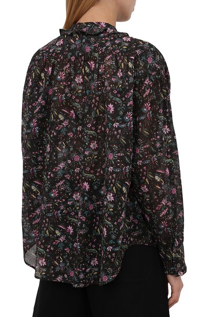 Хлопковая блузка ISABEL MARANT ETOILE, арт. HT1820-21A027E/PAMIAS, фото 4