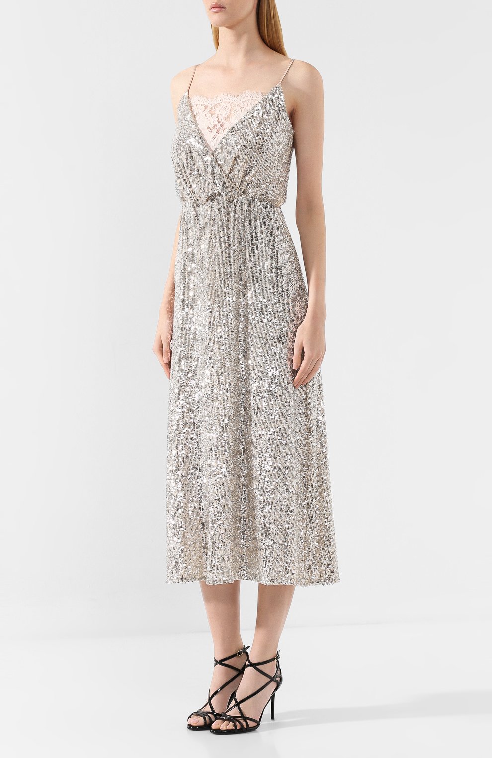 Платье с пайетками ERMANNO ERMANNO SCERVINO, арт. 45T AB05 PAI, фото 3