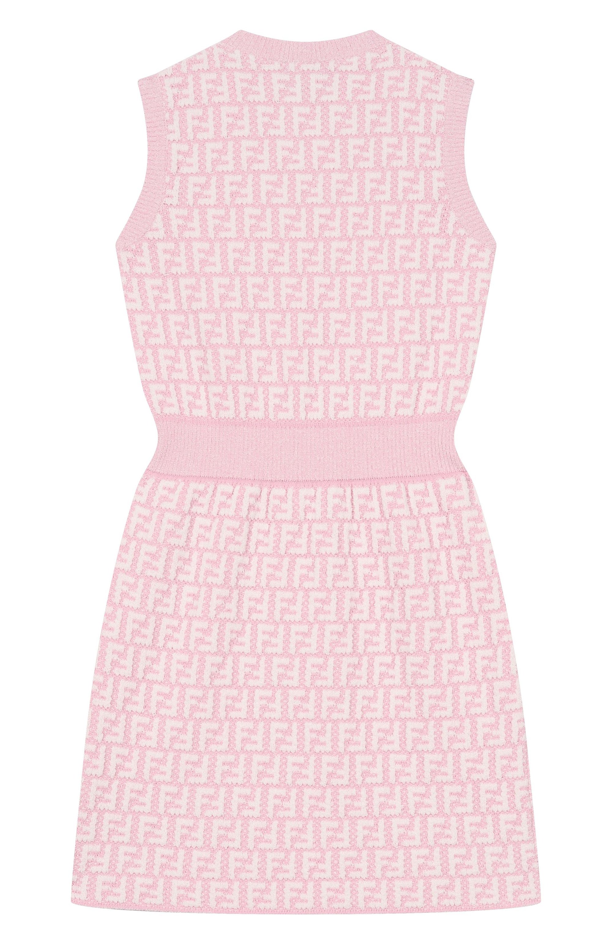 Платье из хлопка и вискозы FENDI, арт. JFG237/AVW7_001, фото 2