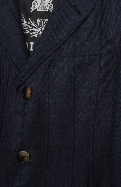 Пиджак из шерсти и льна BRUNELLO CUCINELLI, арт. BR484K729C, фото 3
