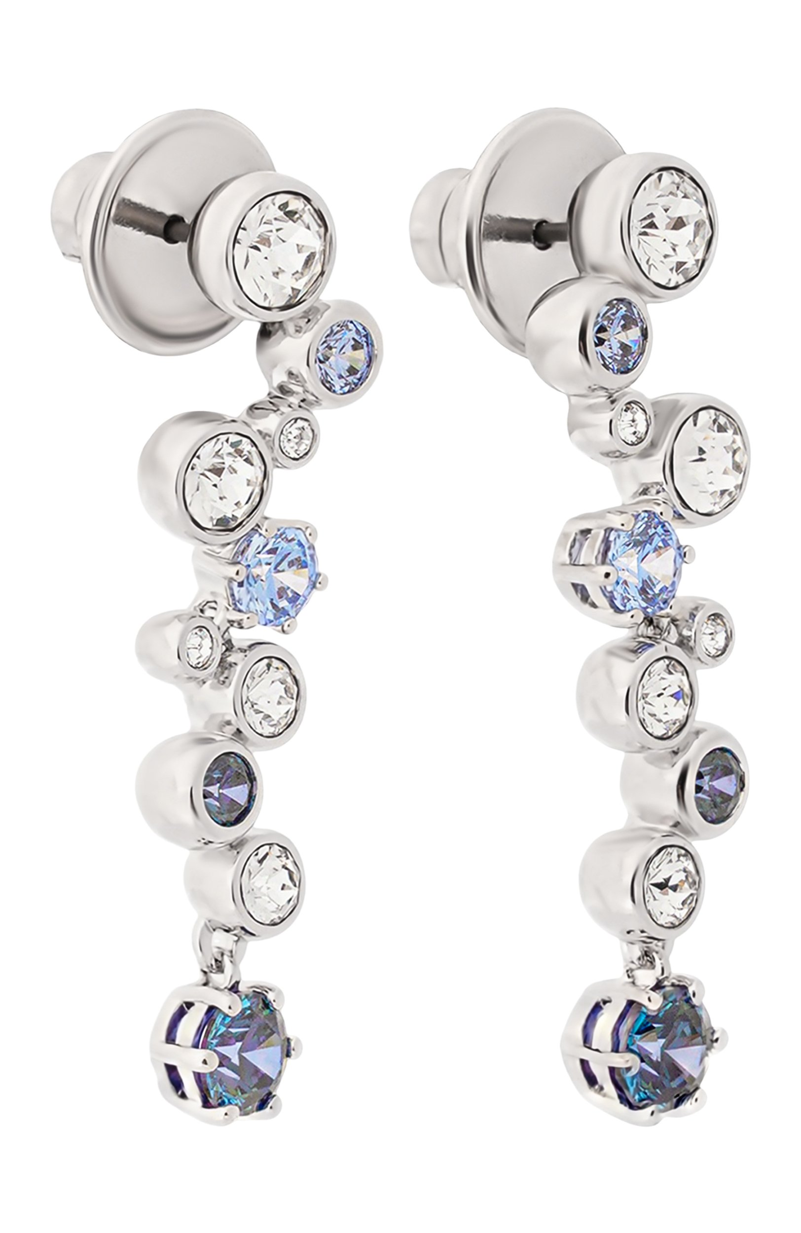Серьги SWAROVSKI голубого цвета по цене 22950 руб., арт. 5732775, фото 3 Серьги SWAROVSKI, арт. 5732775, фото 3