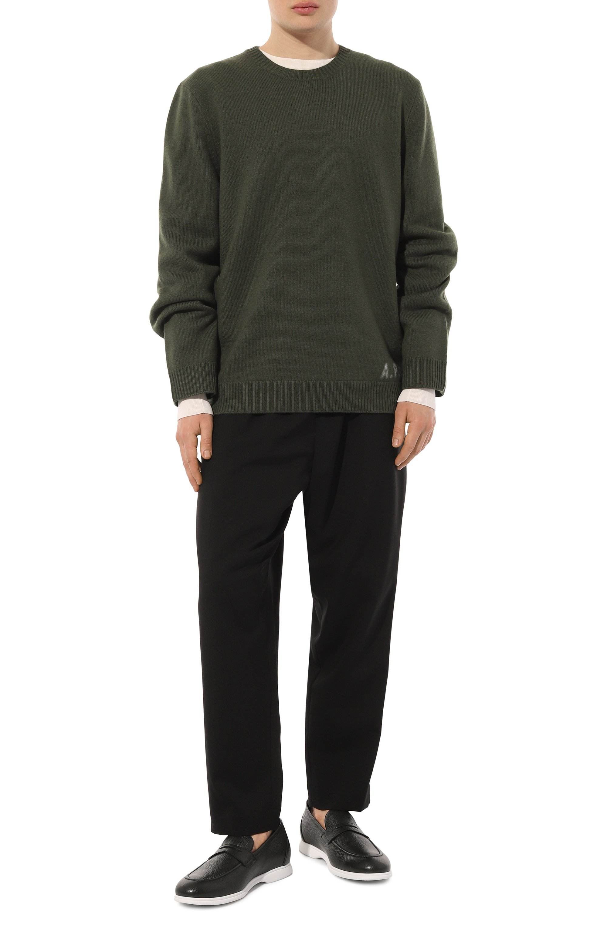 Кожаные пенни-лоферы KITON, арт. USSA075N01073, фото 2