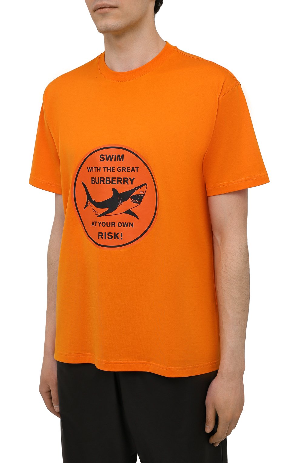Хлопковая футболка BURBERRY, арт. 8040676, фото 3