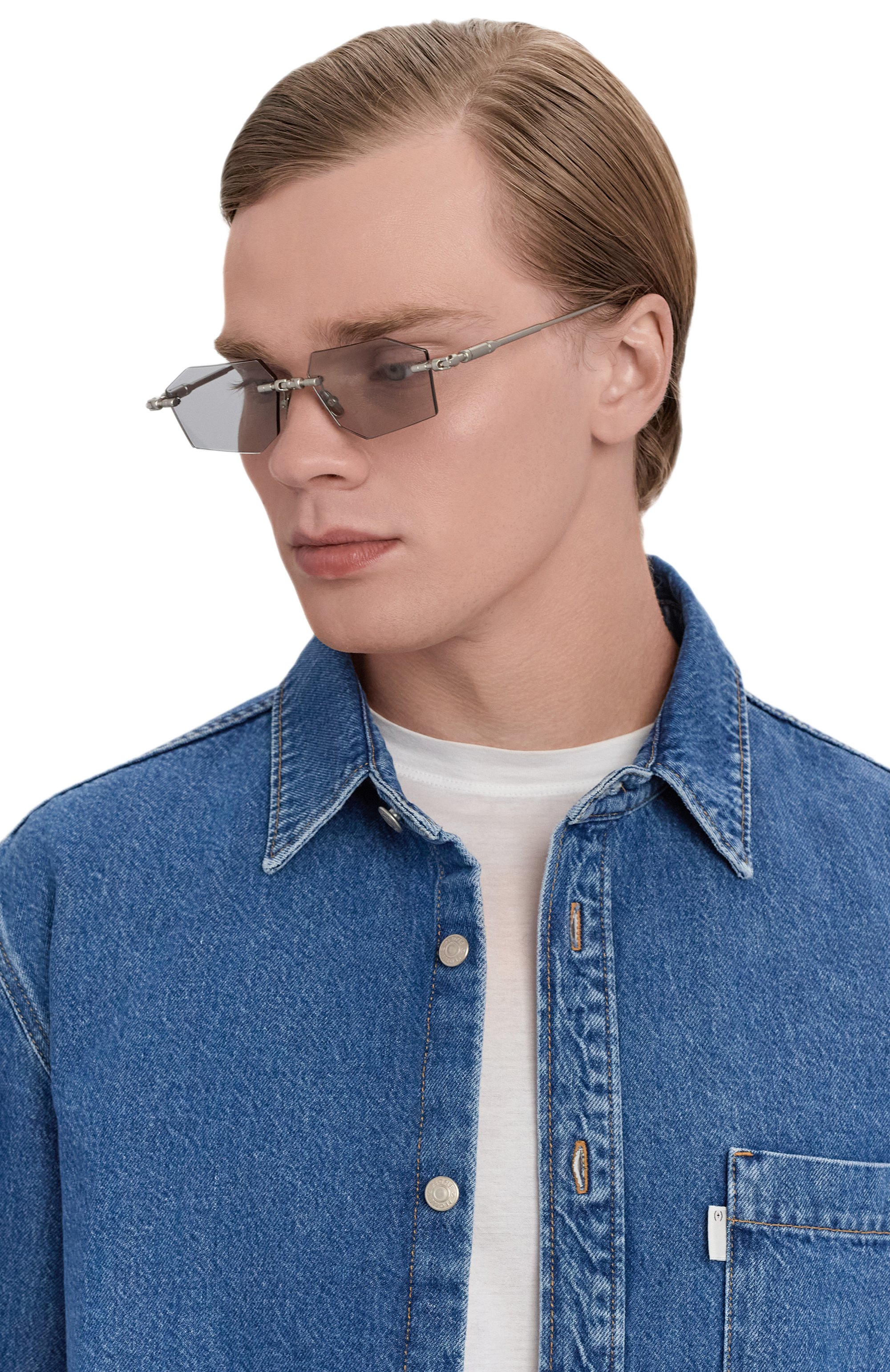 Солнцезащитные очки KUB0RAUM серого цвета по цене 93850 руб., арт. H63 SM GREY1, фото 2 Солнцезащитные очки KUB0RAUM, арт. H63 SM GREY1, фото 2