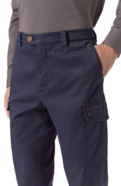 Хлопковые �брюки-карго BRUNELLO CUCINELLI, арт. M289LE1890, фото 5