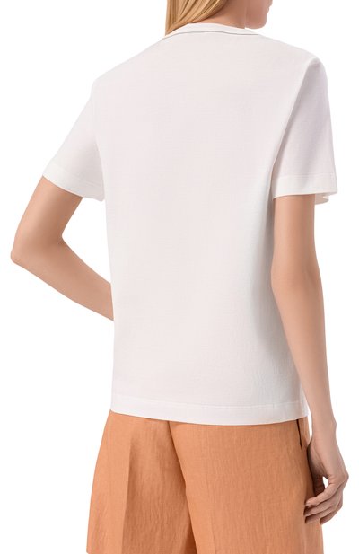 Хлопковая футболка BRUNELLO CUCINELLI, арт. MPT81BI100, фото 4