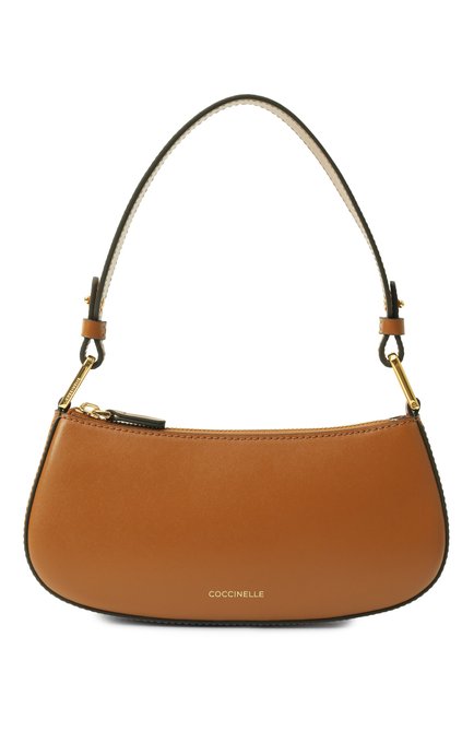 Женская сумка merveille COCCINELLE светло-коричневого цвета, арт. E5S3A520101 | Фото 1 (Размер: small; Материал: Натуральная кожа; Драгоценные камни: Проставлено; Ремень/цепочка: На ремешке; Материал сплава: Проставлено)