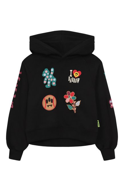 Хлопковое худи BARROW, арт. F5BKJGHS189