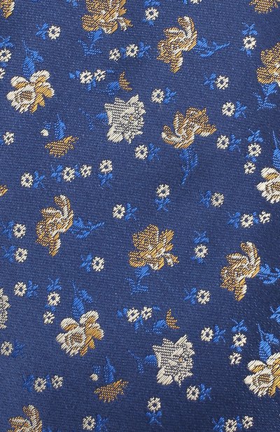 Шелковый галстук CANALI темно-синего цвета по цене 10600 руб., арт. 18/HJ02054, фото 3 Шелковый галстук CANALI, арт. 18/HJ02054, фото 3
