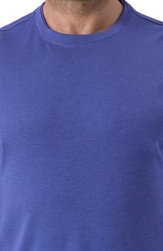 Мужская футболка PAUL&SHARK синего цвета, арт. 25411026/5XL | Фото 5 (Рукава: Короткие; Материал внешний: Хлопок; Длина (для топов): Удлиненные; Принт: Без принта; Мужское Кросс-КТ: Футболка-одежда; Стили: Кэжуэл; Big sizes: Big Sizes; Автоматизация ТО: Проставлено; Автоматизация состава: Проставлено)