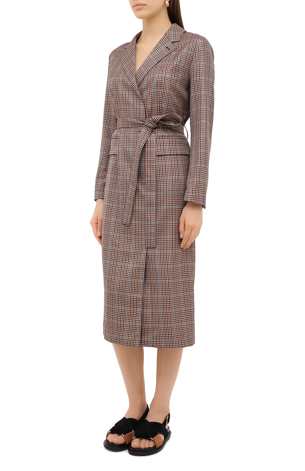 Шерстяное платье LANVIN бежевого цвета по цене 184000 руб., арт. RW-DR319U-4674-A20, фото 3 Шерстяное платье LANVIN, арт. RW-DR319U-4674-A20, фото 3