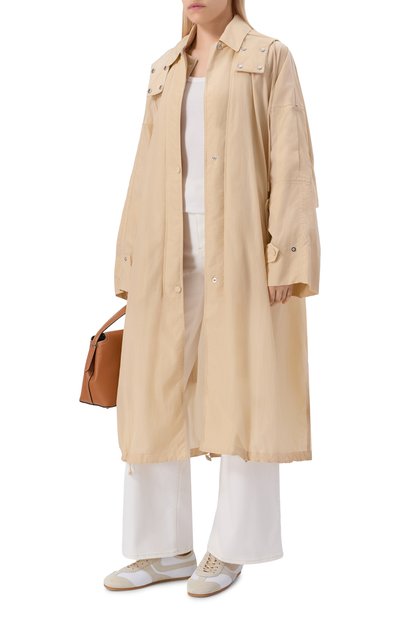 Плащ SPORTMAX кремового цвета по цене 62950 руб., арт. SPXGATT0, фото 2 Плащ SPORTMAX, арт. SPXGATT0, фото 2